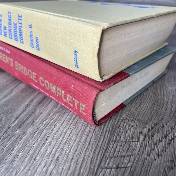 Goren’s  Bridge Complete HC 1965 &  Goren’s New Contract Bridge Complete HC 1958 - Picture 2 of 12